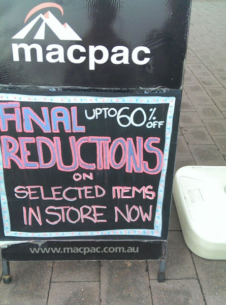 final reductions