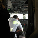 Our pilot was taking a nap on the instrument panel before the flight....not a good sign!