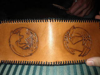 A hand-made leather wallet by my friend Joel Beck