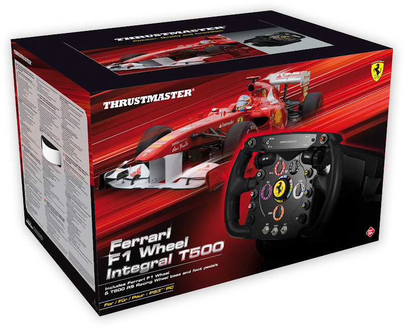 коробка от руля для видеоигр Thrustmaster Ferrari F1 Wheel Integral T500