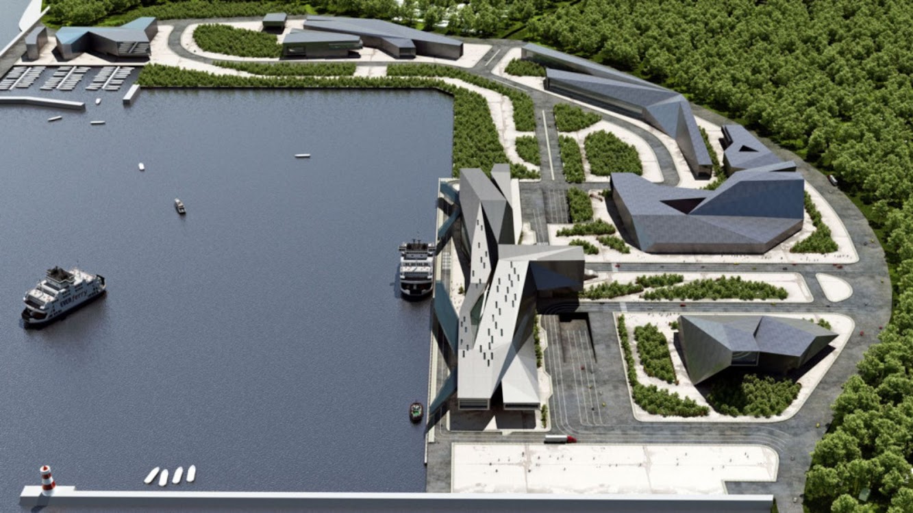Passenger Service Center by Urban Office Architecture