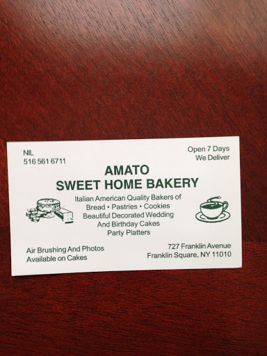 Bakery «Amato Sweet Home Bakery», reviews and photos, 727 Franklin Ave, Franklin Square, NY 11010, USA