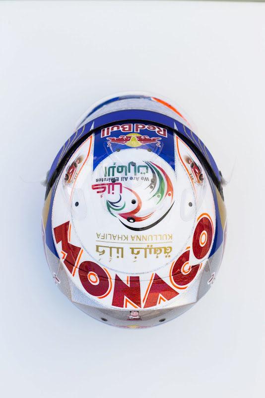 шлем Даниэля Риккардо для Гран-при Монако 2013