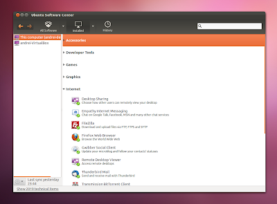 Ubuntu Software Center 11.10