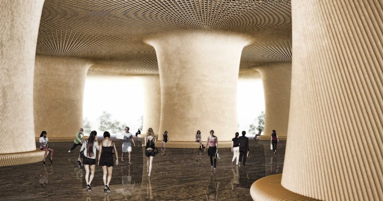 Singapore Bamboo Skyscraper Competition 1st Place