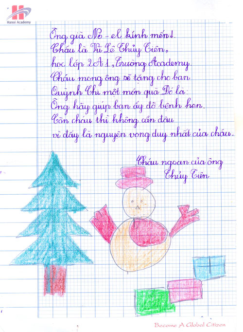 Những lá thư vui gửi ông già Noel nhân ngày lễ Giáng sinh Những lá thư vui gửi ông già Noel nhân ngày lễ Giáng sinh
