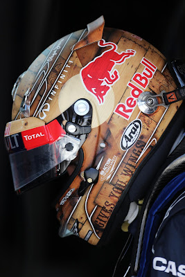 техасский шлем Себастьяна Феттеля для Гран-при США 2012