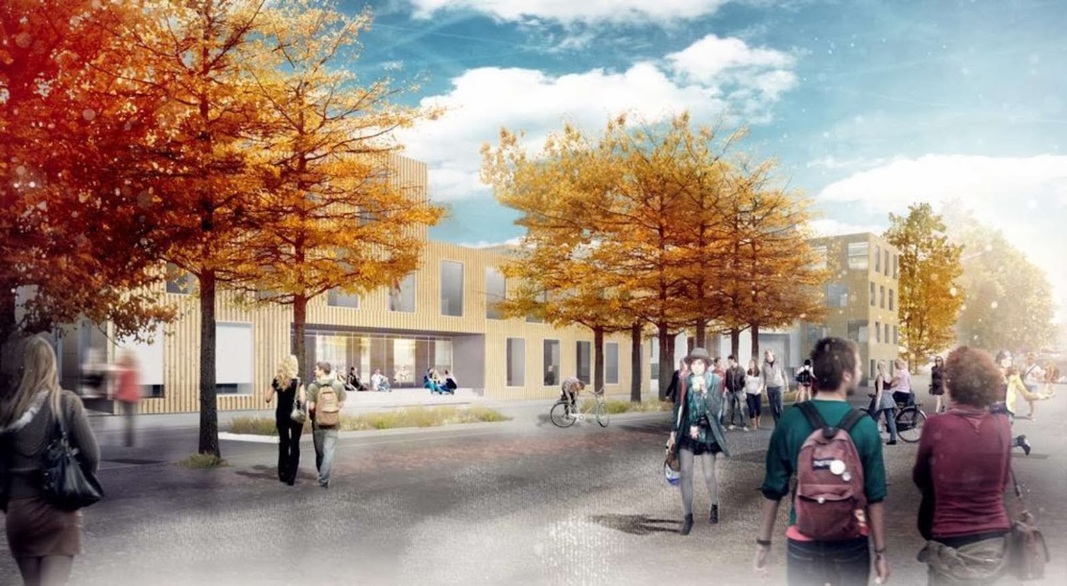 Henning Larsen Wins Technical College Silkeborg Competition