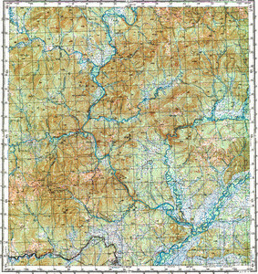 Уменьшенное изображение Карта 200k--m53-01