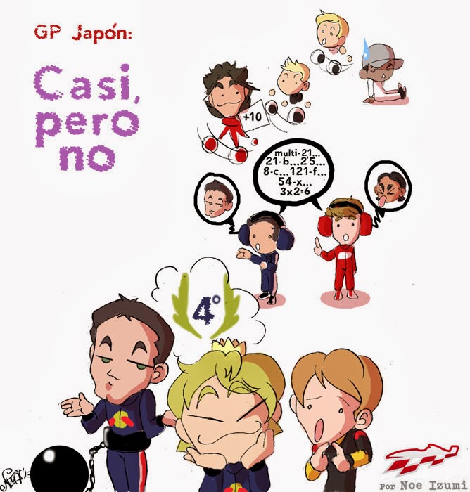 чиби-пилоты Noe Izumi по Гран-при Японии 2013