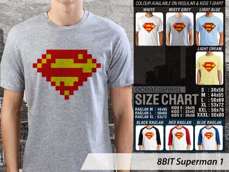 Kaos 8BIT Superman 1 distro ocean seven