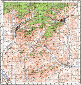 Уменьшенное изображение Карта 100k--m50-046