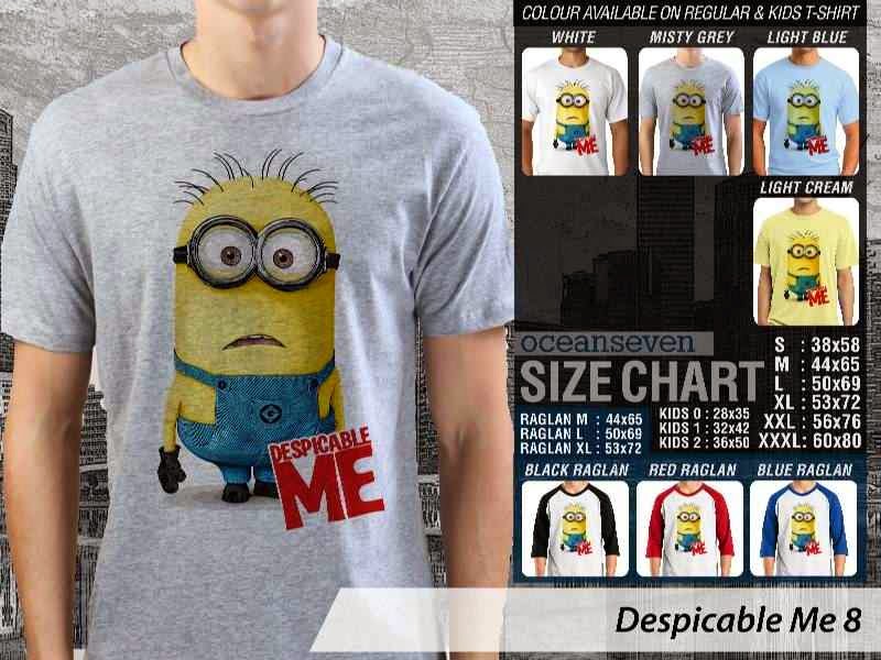 KAOS Despicable me 8 Movie Animation distro ocean seven