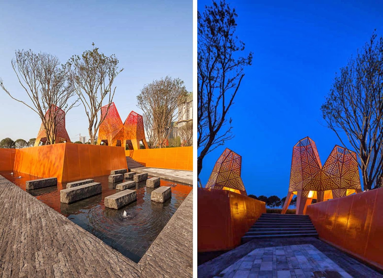 Fengming Mountain Park by Martha Schwartz Partners