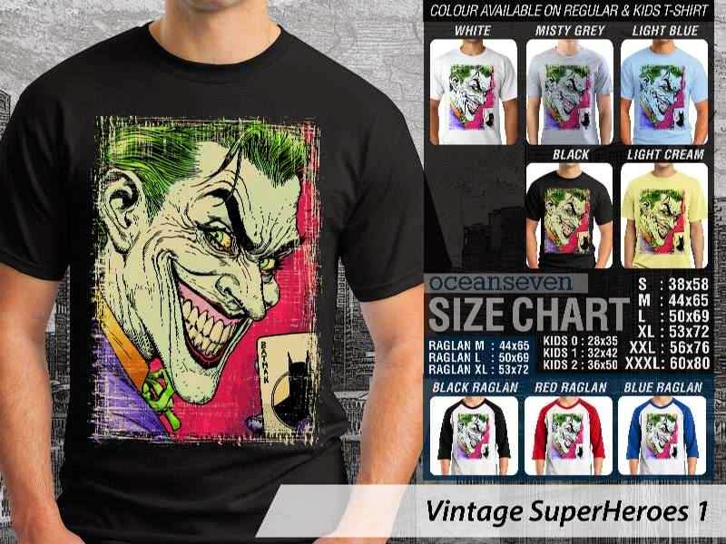 KAOS The Joker VS Batman Vintage distro ocean seven