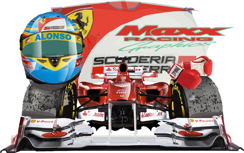 Фернандо Алонсо и Ferrari в сезоне 2011 Maxx Racing