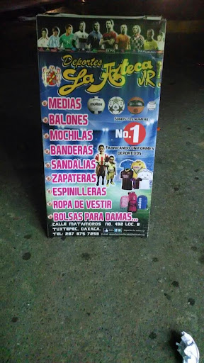 Deportes la Azteca, Av. Independencia 648, Tuxtepec Centro, 68300 San Juan Bautista, Oax., México, Tienda de deportes | OAX