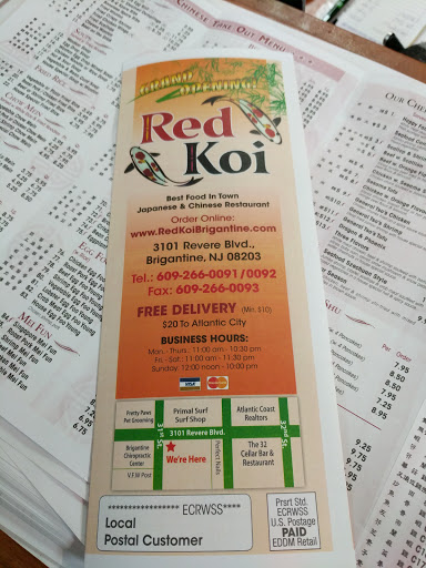 Japanese Restaurant «Red Koi Japanese and Chinese Restaurant», reviews and photos, 3101 Revere Blvd, Brigantine, NJ 08203, USA