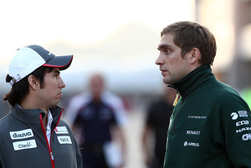 Серхио Перес и Виталий Петров на Гран-при Кореи 2012