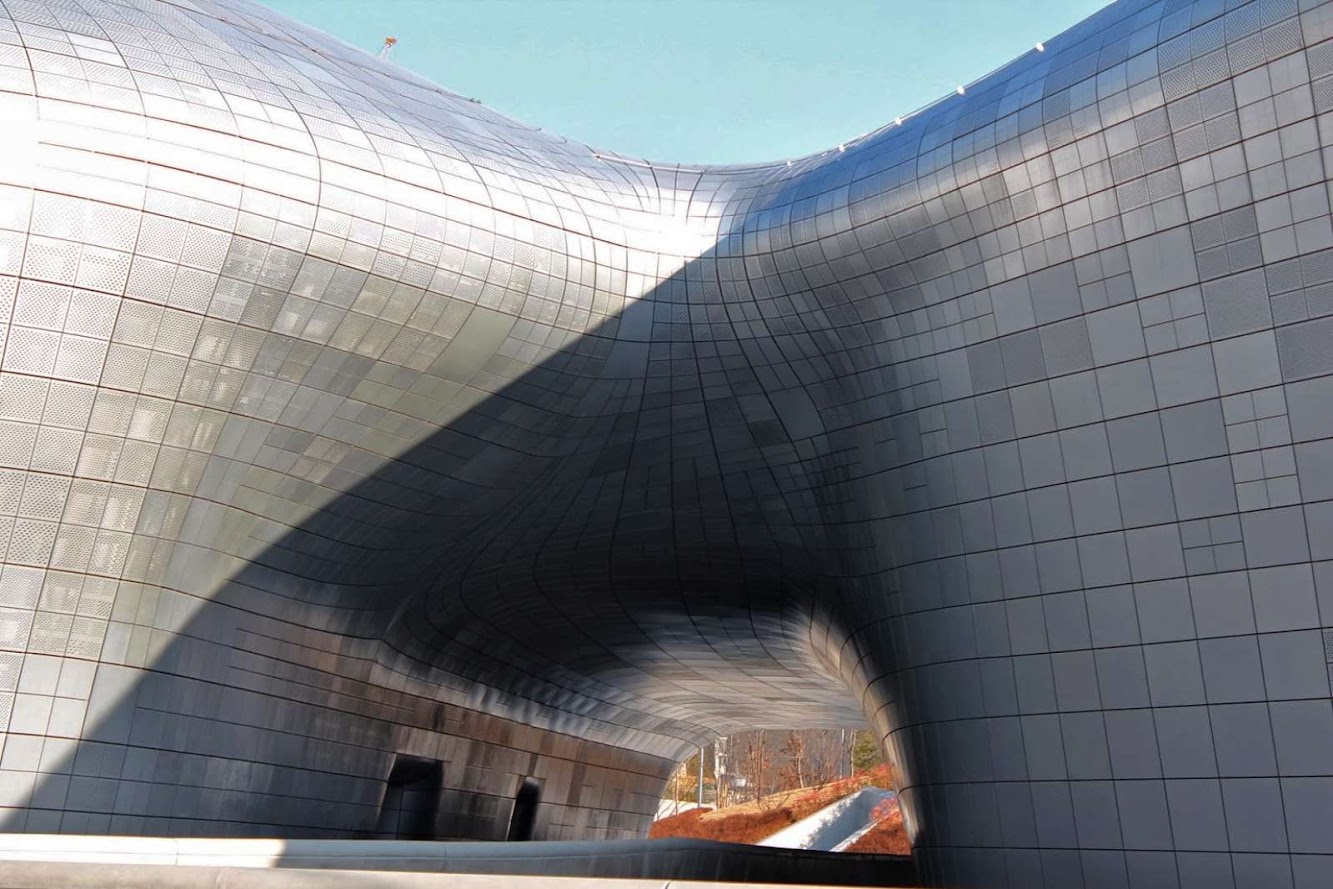 Open Dongdaemun Design Park Plaza by Zaha Hadid