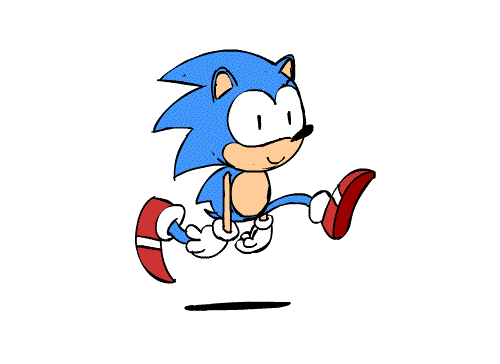sonicgif1 Sonic correndo feito idiota