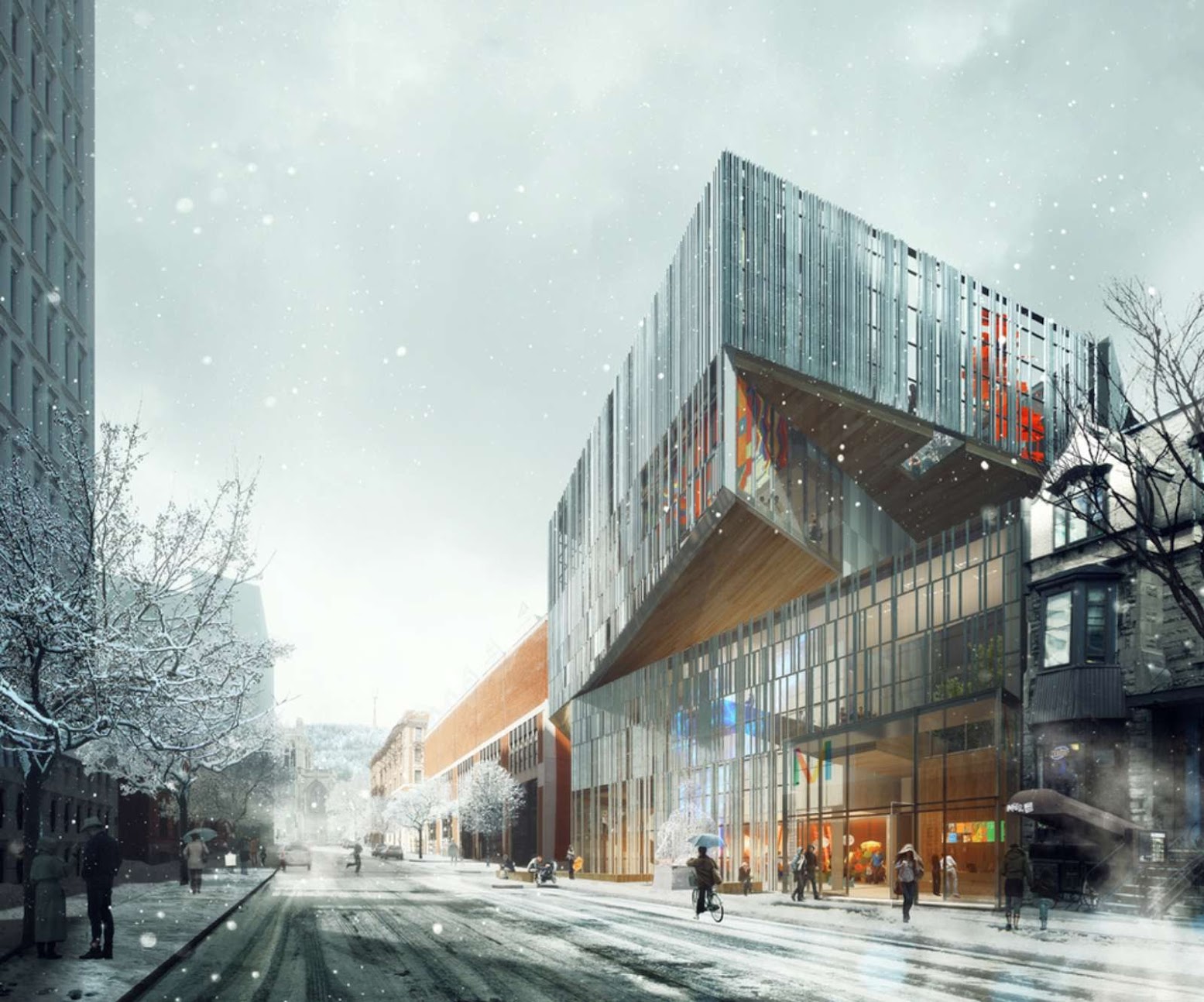Future Pavilion of MBAM by Manon Asselin Architect