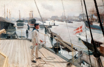 Albert Edelfelt - From the port of Copenhagen I