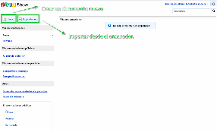 Zoho show Zoho show