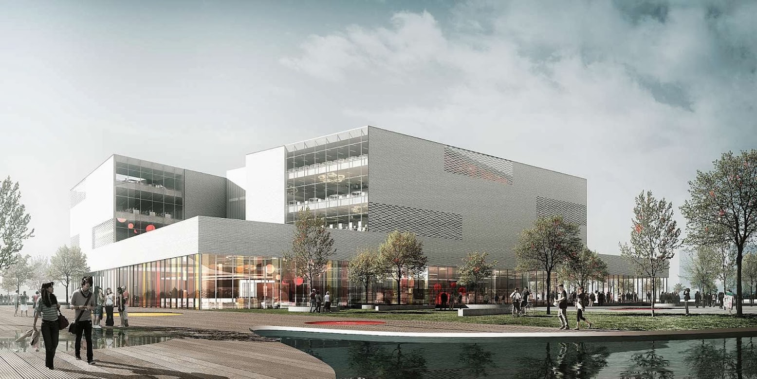 Ningbo New Library by schmidt hammer lassen architects