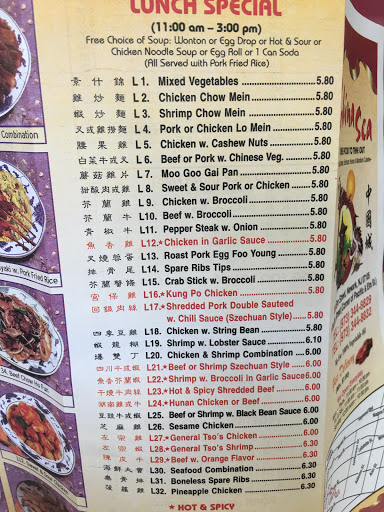 Chinese Restaurant «China Sea», reviews and photos, 136 Elm St, Newark, NJ 07105, USA