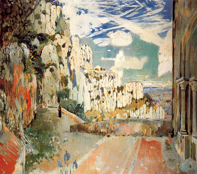 Joaquim Mir - Camino de la Cueva. Montserrat.