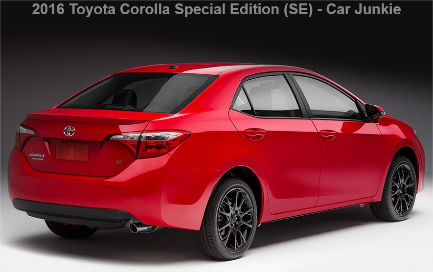 2016 Toyota Corolla Special Edition Price, Specs Reviews