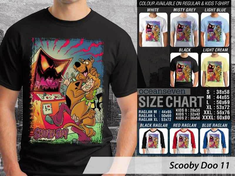 KAOS Scooby Doo 11 Kartun distro ocean seven