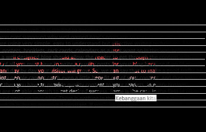 Indonesia kebanggaan kita