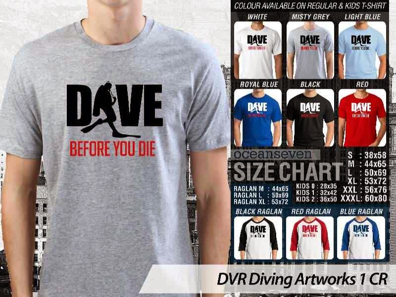 Kaos DVR Diving Artworks 1 CR distro ocean seven