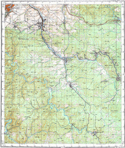 Уменьшенное изображение Карта 100k--n46-007