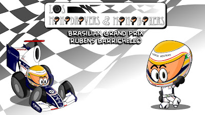 Рубенс Баррикелло и Williams на Гран-при Бразилии 2011 - Los MiniDrivers