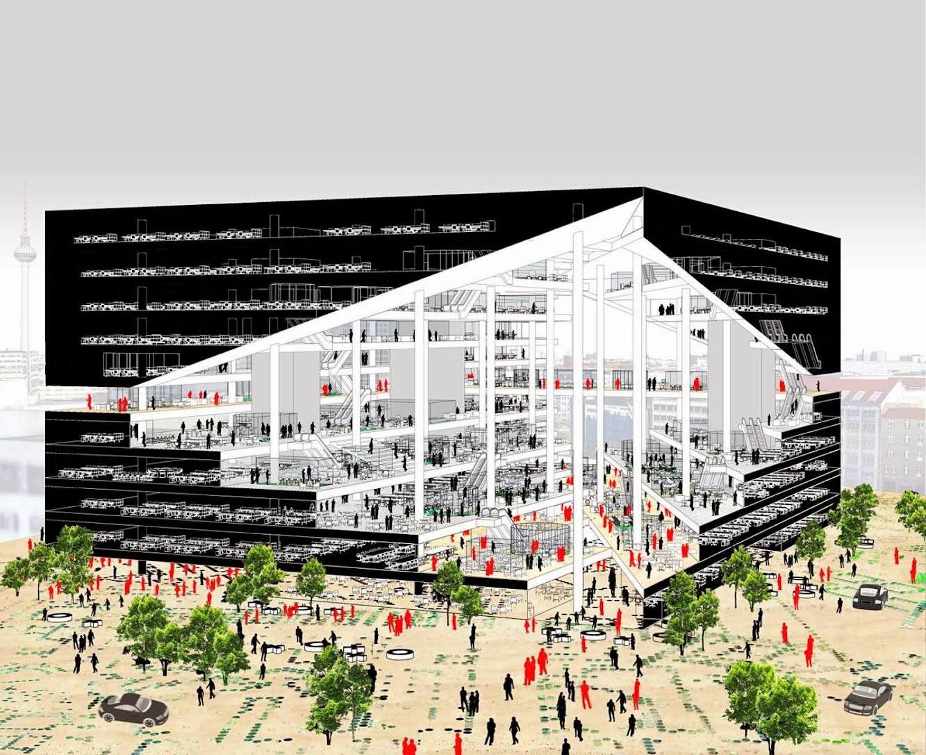 New Media Campus for Axel Springer by Oma