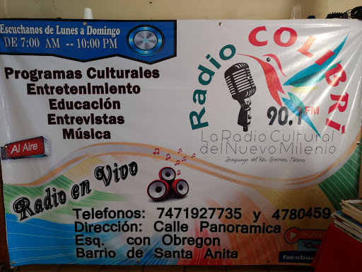 Radio Colibri 90.1, 40180, Panorámica de Zumpango 1, Barrio de la Guadalupe, Zumpango del Río, Gro., México, Emisora de radio | GRO