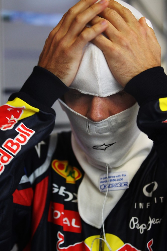 Себастьян Феттель готовится к гонке на Гран-при Германии 2011
