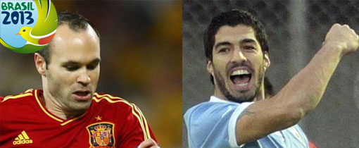 España vs. Uruguay en Vivo - Copa Confederaciones 2013