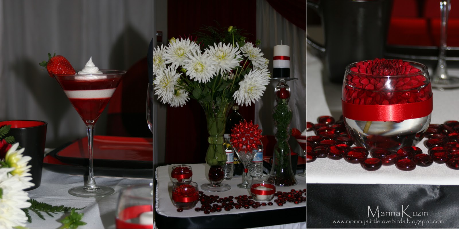 a red and black wedding. a red and black wedding.