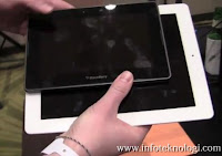 Playbook dan Ipad 2 disejajarkan