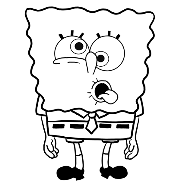 SpongeBob Coloring Pages Easter SpongeBob