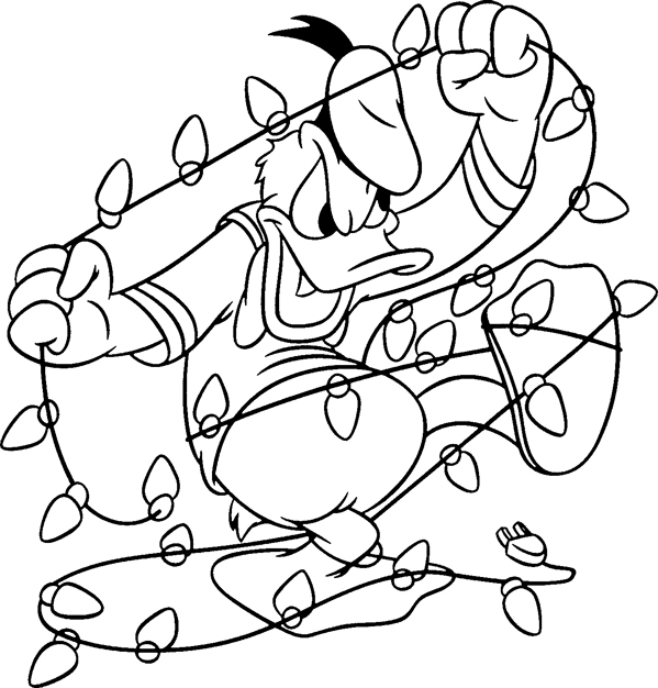 Kids-n-fun 48 coloring pages of Christmas Disney