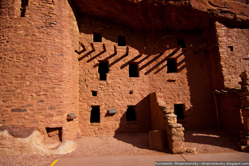 USA Colorado Springs Manitou Cliff Dwellings Anasazi США Колорадо Спрингс Скальные Жилища Маниту Анасази