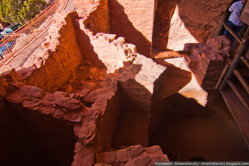 USA Colorado Springs Manitou Cliff Dwellings Anasazi США Колорадо Спрингс Скальные Жилища Маниту Анасази