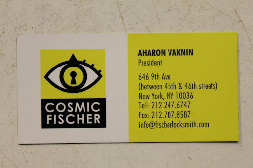 Locksmith «Cosmic Fischer Locks», reviews and photos, 646 9th Ave a, New York, NY 10036, USA