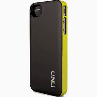 uNu Exera Modular Detachable Battery Case for iPhone 4S 4 - Black/Yellow (Fits All Versions of iPhone 4S/4)