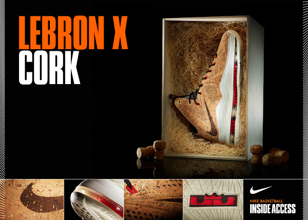 Nike Announces LEBRON X NSW CORK to Drop on February 23rd